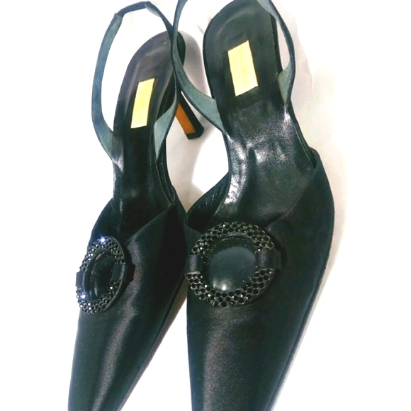 Vera wang sling back suede shoes - Picture 3 of 16